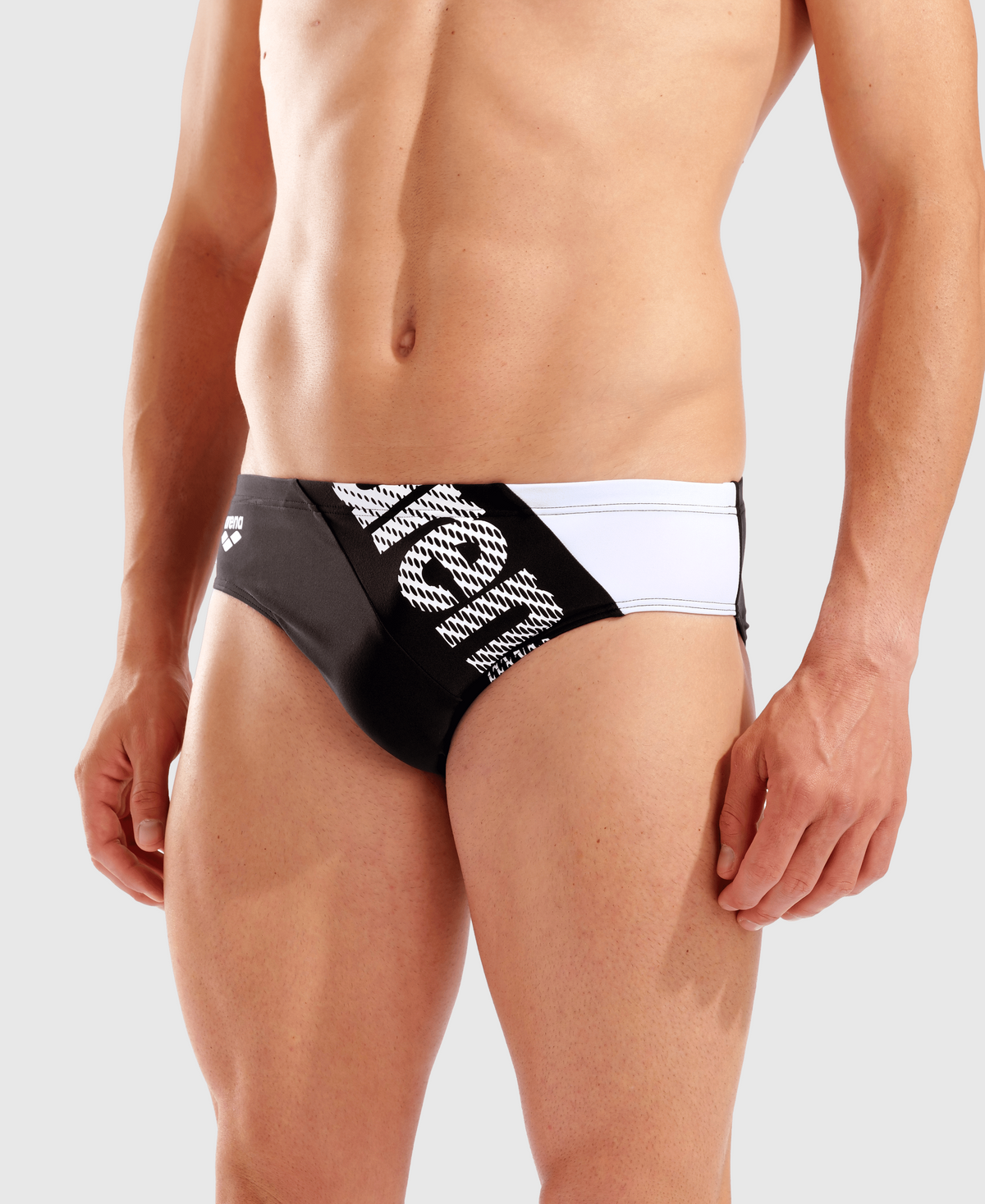 TRAJE DE BAÑO SHORT STRIPEFLOW SWIM BRIEFS - fondo #E8E8E8