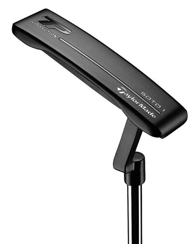 Putter TaylorMade TP Black Soto L-Neck - Acero Inoxidable 303, Cara Fresada, Acabado Negro