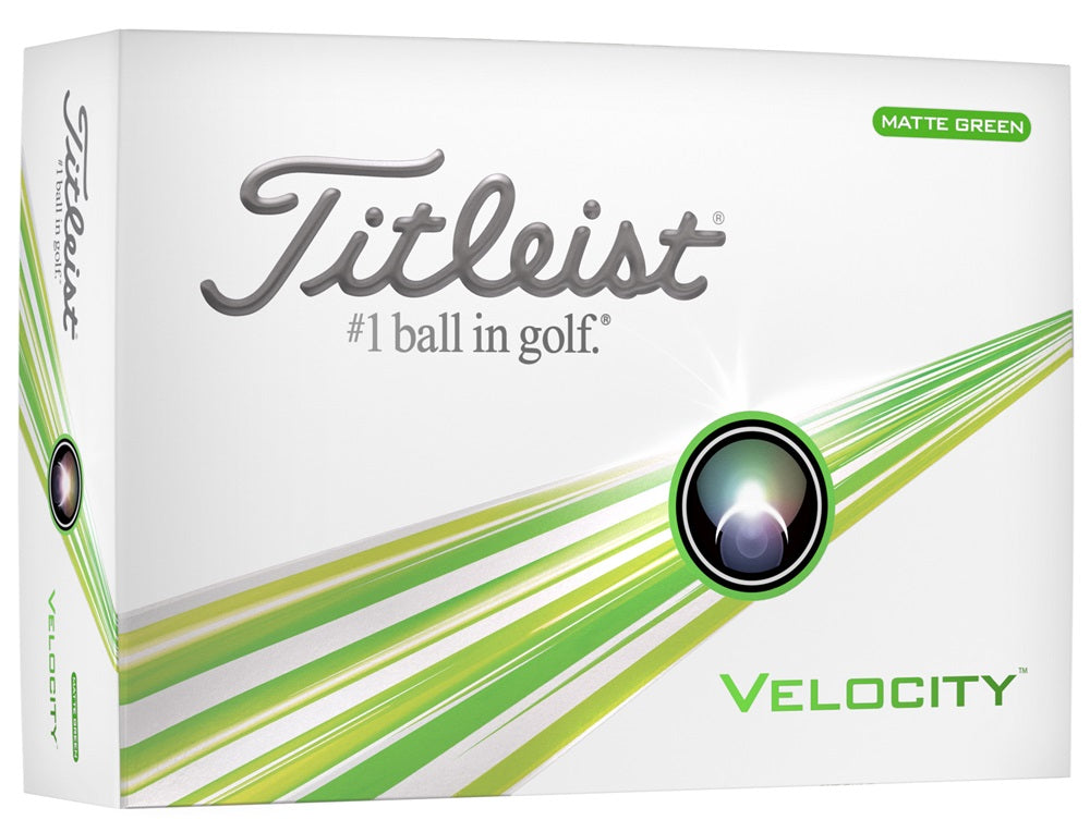 Pelotas Titleist Velocity Matte 2025 - Docena