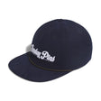 Gorra Adidas Golf Sunday Pins 5-Panel Pana y Cuero - Azul Universitario