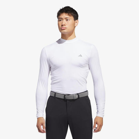 Adidas Baselayer Golf Manga Larga para Hombre - Blanco