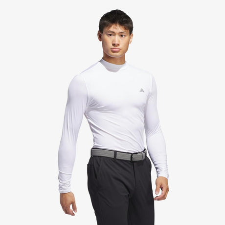 Adidas Baselayer Golf Manga Larga para Hombre - Blanco
