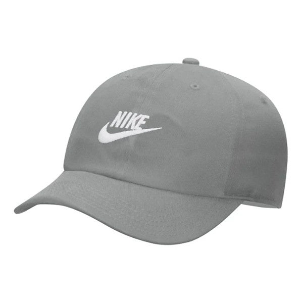 Gorra Nike Club Futura Wash Golf - Ajustable M/L Gris/Blanco
