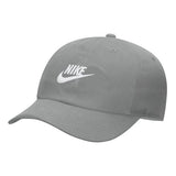 Gorra Nike Club Futura Wash Golf - Ajustable M/L Gris/Blanco