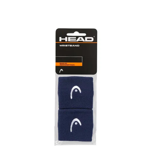 Muñequera Tenis Head Wristband 2.5" Azul Marino