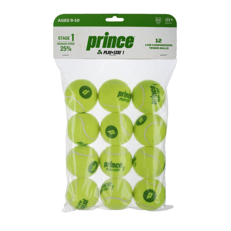 Bolsa 12 Pelotas PLAY AND STAY Stage 1 Prince