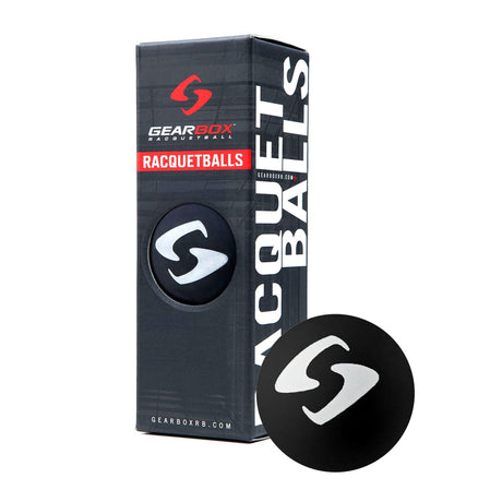 Caja Pelotas GB SLICK BLACK Negra X3