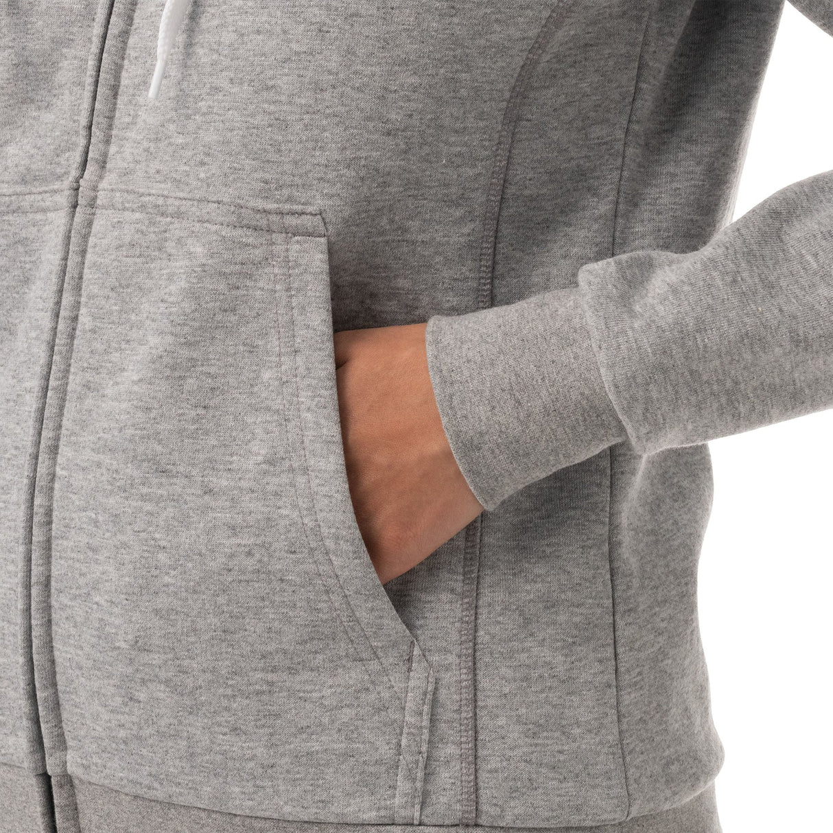 Polerón Mujer Hoodie 0018 Gris