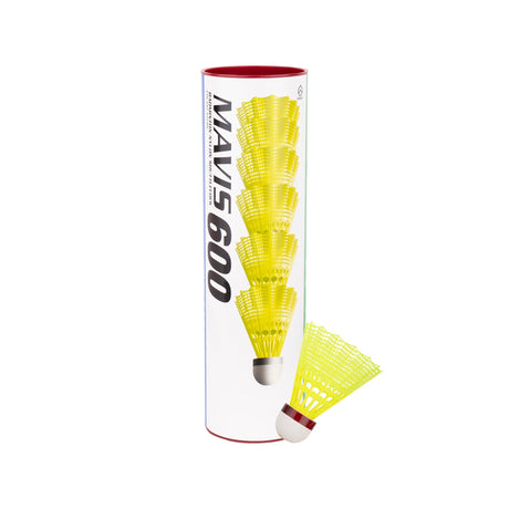Plumilla Mavis 600P Fast Amarilla Yonex x6