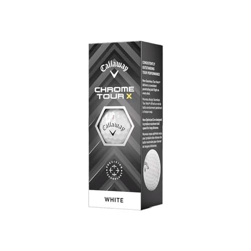 Pelotas Callaway Chrome TourX  - Tubo 3 pelotas