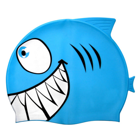 Gorra Natación Silicona SHARK Azul