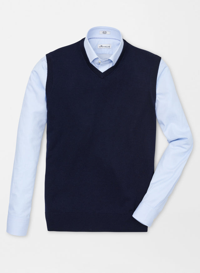 Chaleco V-Neck Soft Crown - 85% Lana / 15% Seda (Hombre)