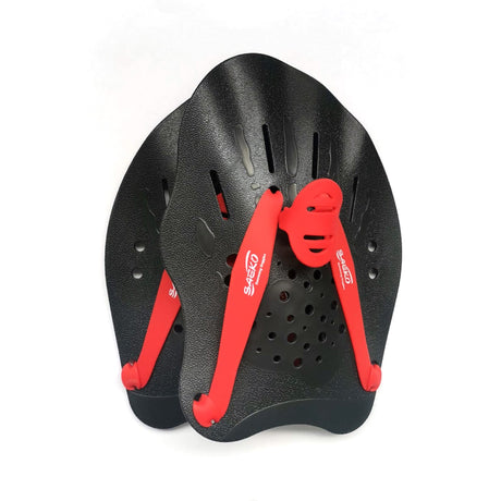 Hand Paddle SAEKO HP01 Negro/Rojo