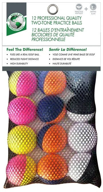 Pelotas de Practica World Of Golf Aligment Foam 12