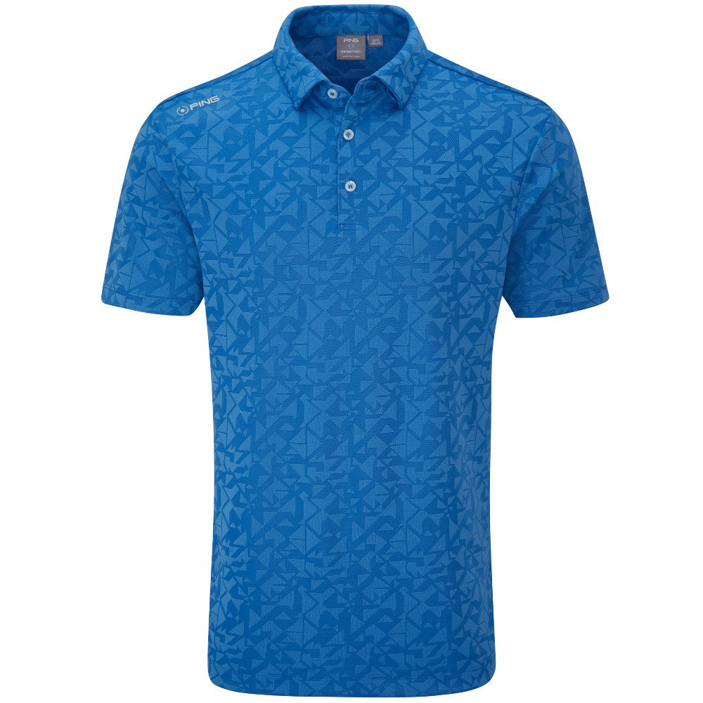 Polera de Golf PING Geo Camo - SensorCool, Resistente a Arrugas