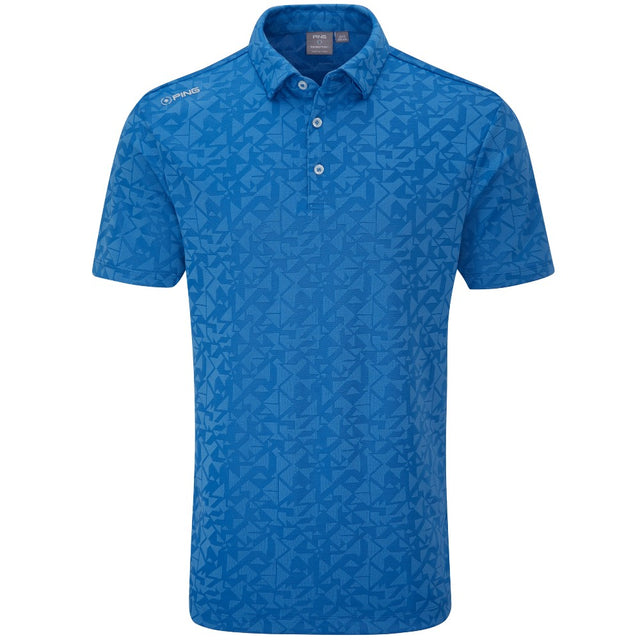 Polera de Golf PING Geo Camo - SensorCool, Resistente a Arrugas