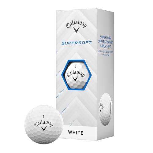 Pelotas Callaway Supersoft 25 - Tubo 3 Pelotas