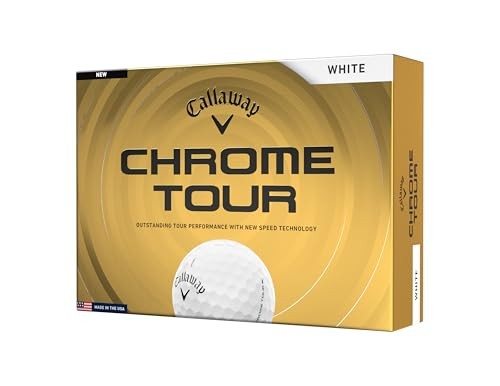 Pelotas Callaway Chrome Tour 2026 - Docena Blanco