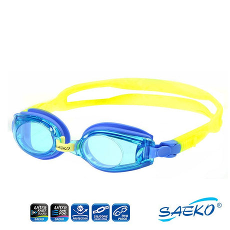 Lente Natación S5A JUNIOR Azul/Amarillo