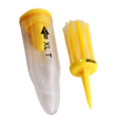 Brush-T Tee Flexible para Golf - 3 1/8 in (2 unidades) - Amarillo