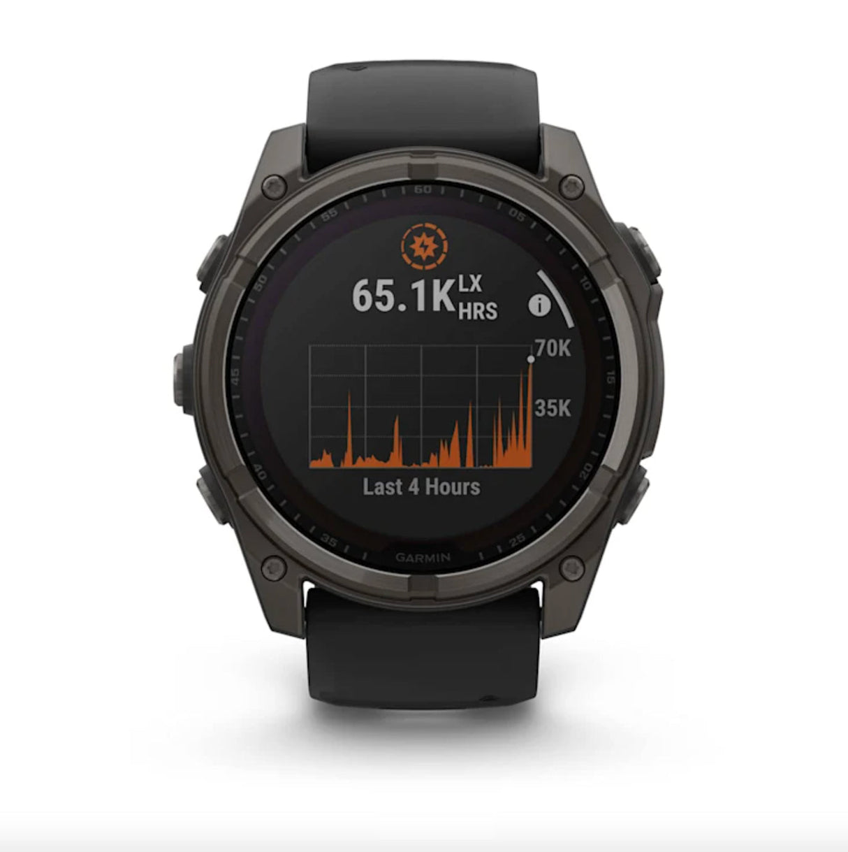 Smart Watch fēnix® 8 Garmin – 51 mm, Solar Sapphire, Titanium Carbon Gray - Rideshop