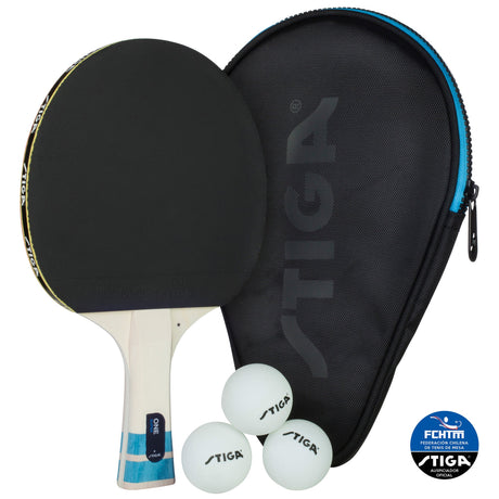 Set Tenis de Mesa SUPER ★ - 1 Pala  3 Pelotas 1 Cubrepala