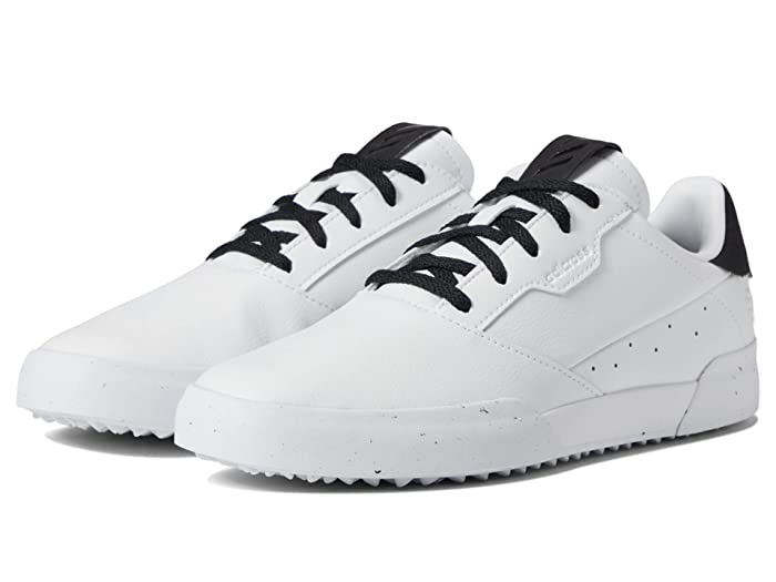 Zapatos de Golf Mujer Adidas Adicross Retro Blanco Negro 9.5