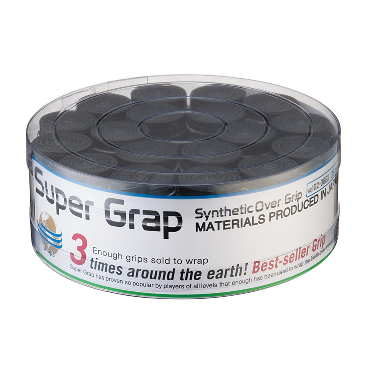 Jarro Overgrip SUPER GRAP X36 Negro