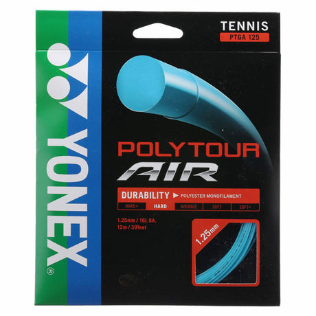 Set Cuerda Tenis POLY TOUR AIR 1.25 / 16L Celeste