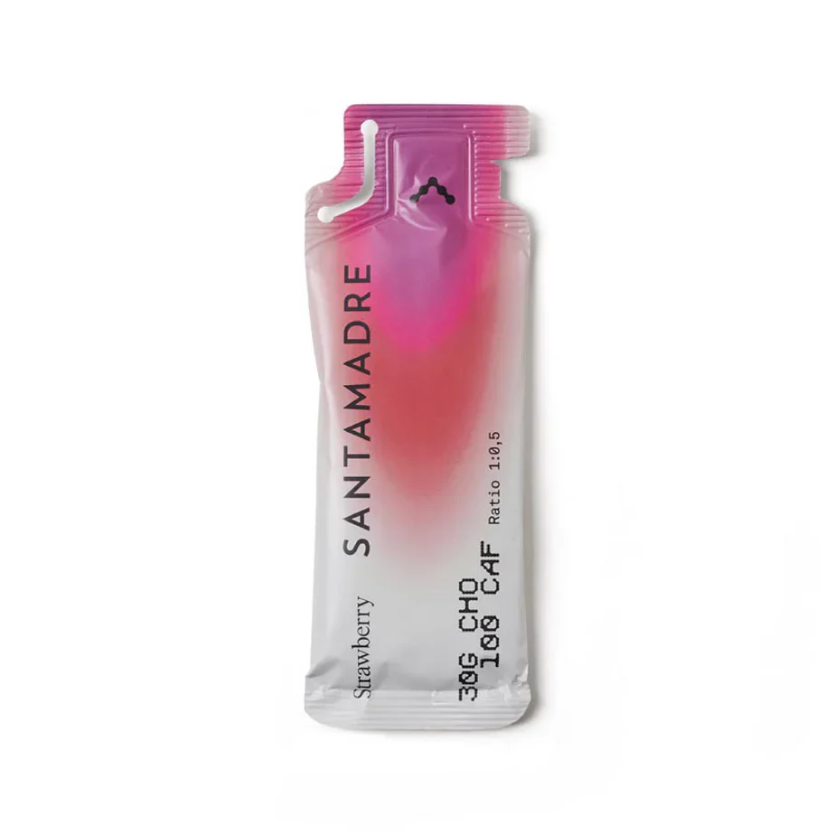 Santa Madre Box Gel Energético, Strawberry 30CHO 100 CAF