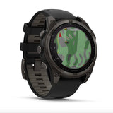 Smart Watch fēnix® 8 Garmin – 47mm Solar Sapphire, Titanium Carbon Gray - Rideshop
