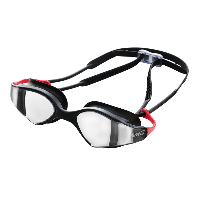 Lente Natación S53 UV BLADE MIRROR Negro/Rojo