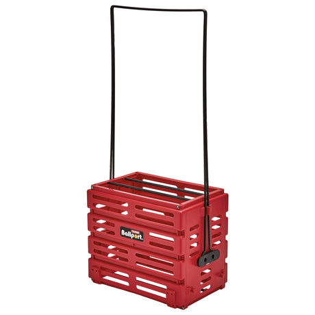 Canasto Recoge Pelota Plástico BALLPORT Rojo
