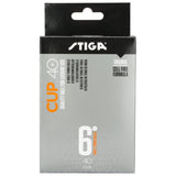 Pelotas CUP 40+ 6-PACK Naranjo