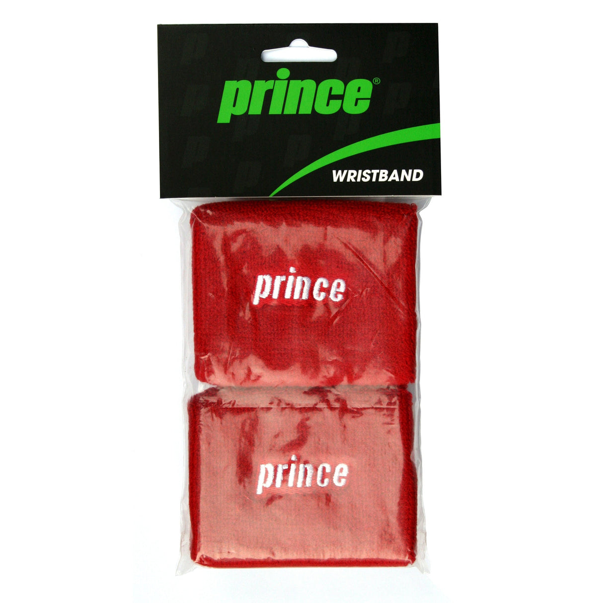 Muñequera PRINCE DOBLE Rojo/Blanco