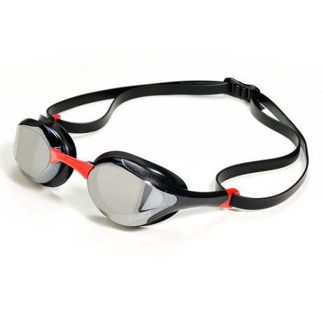 Lente Natación S58 JET Espejado Negro/Rojo