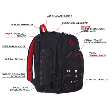 Mochila 3B28 Rojo