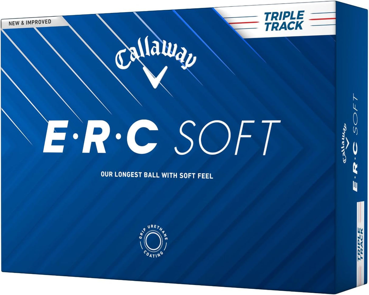 Pelotas Golf Callaway ERC Soft 25 Triple Track Docena Blanco