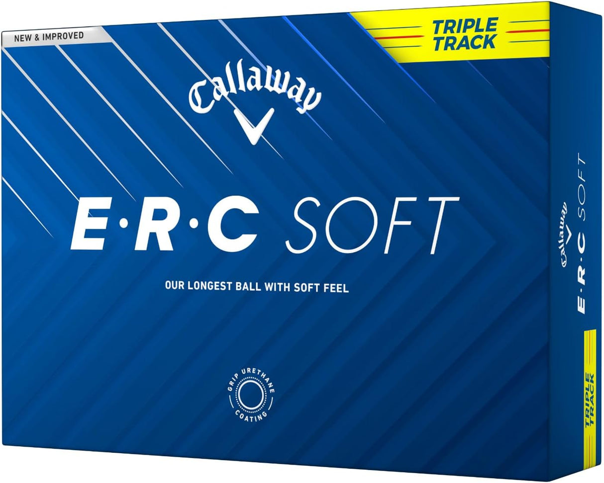 Pelotas Golf Callaway ERC Soft 25 Triple Track Docena Amarillo