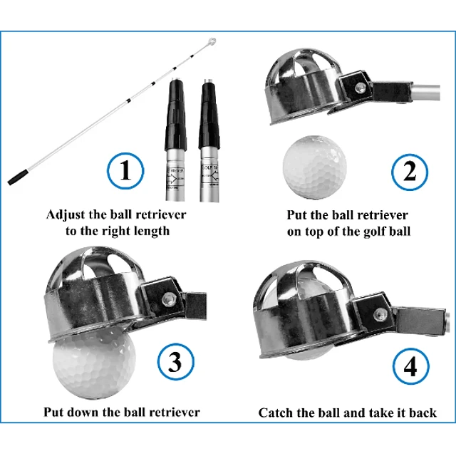 Recogedor de Pelotas Axglo Golf Ball Retriever 12