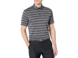 Polo adidas Golf para Hombre - Rayas Negro, Poliéster Reciclado y UPF