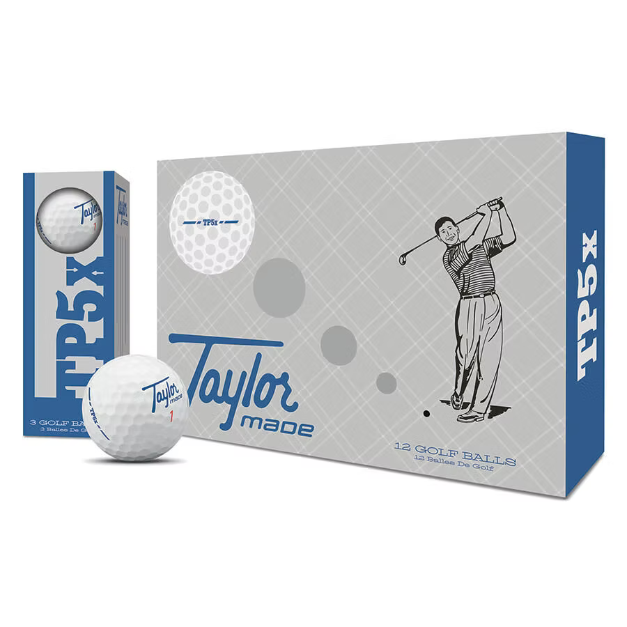 Pelotas TaylorMade TP5x Premium Heritage - docena