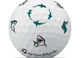 Pelotas TaylorMade TP5x Pix Premium Sharks - docena