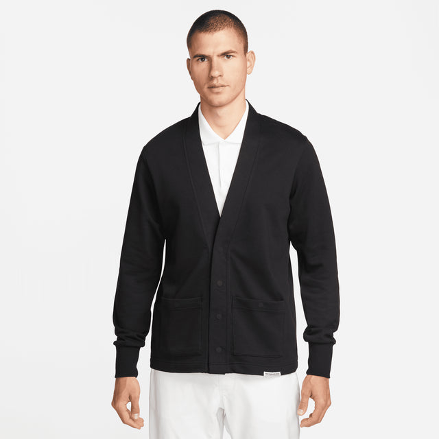 Cardigan Nike Standard Issue Dri‑FIT – Felpa Francesa y Botones a Presión