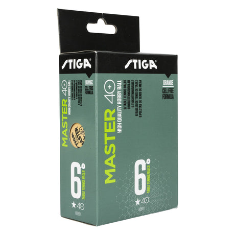 Pelotas Tenis de Mesa MASTER 6 PACK ★ Naranjo