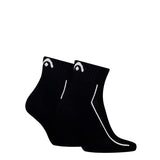 Calcetines Tenis Head Performance Quarter 2 Pack Negro