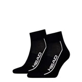 Calcetines Tenis Head Performance Quarter 2 Pack Negro