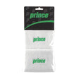 Muñequera PRINCE DOBLE Blanca/Verde