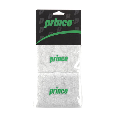 Muñequera PRINCE DOBLE Blanca/Verde