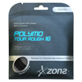 Set Cuerda Tenis POLYMO TOUR ROUGH 1.30 / 16 Negro